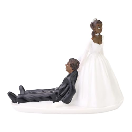 Tortenaufsatz für Hochzeitstorte,Braut und Bräutigam ziehend Harzfigur Tortendekoration,Tortenaufsatz lustige Hochzeit aus Harz,Hochzeitsdekoration Paar Figuren Bräutigam und Braut,Typ2 Tortenaufsatz für Hochzeitstorte,Braut und Bräutigam ziehend Harzfigur Tortendekoration,Tortenaufsatz lustige Hochzeit aus Harz,Hochzeitsdekoration Paar Figuren Bräutigam und Braut,Typ2 von Asudaro