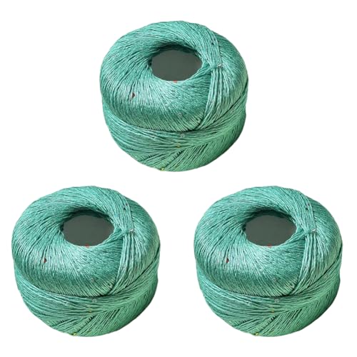 Weiches Glitzergarn Asudaro 100 g/Rolle Paillettengarn DIY Glitzerfaden glänzendes Garn Paillettengarn zum Stricken Häkeln für Häkelkleidung Pullover Mütze glänzendes Spitzenstrickgarn Zubehör von Asudaro