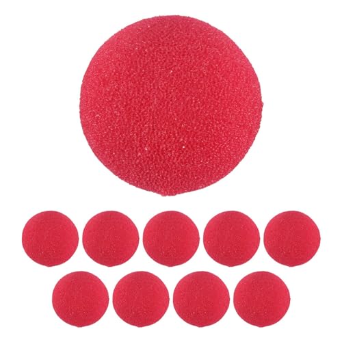 Asuinxurr 10 StüCke EntzüCkende Rote Schwamm Clown Nase für Weihnachten Halloween KostüM Magie Kleid ZubehöR Asuinxurr 10 StüCke EntzüCkende Rote Schwamm Clown Nase für Weihnachten Halloween KostüM Magie Kleid ZubehöR von Asuinxurr