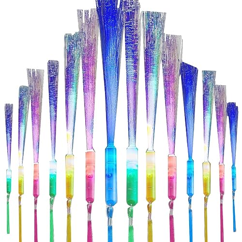 Asuinxurr 24 Stück LED-Lichtstäbe Aus Glasfaser, Blinkende Stäbe für, Hochzeit, Halloween, Weihnachten Asuinxurr 24 Stück LED-Lichtstäbe Aus Glasfaser, Blinkende Stäbe für, Hochzeit, Halloween, Weihnachten von Asuinxurr