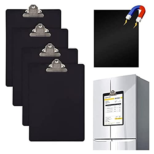 Asuinxurr 4 Stück Magnetische Klemmbretter 9X12,5 Standardclip für Kühlschrank für Büro, Klassenzimmer, Zuhause Asuinxurr 4 Stück Magnetische Klemmbretter 9X12,5 Standardclip für Kühlschrank für Büro, Klassenzimmer, Zuhause von Asuinxurr