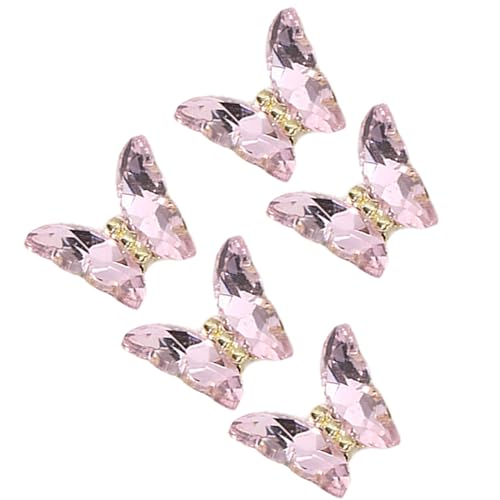 1 Beutel 3D-Nagel-Strasssteine in Schmetterlingsform für Damen, elegante DIY-Nägel, Kunst-Dekoration, Zubehör, Nagelzubehör von Asukohu