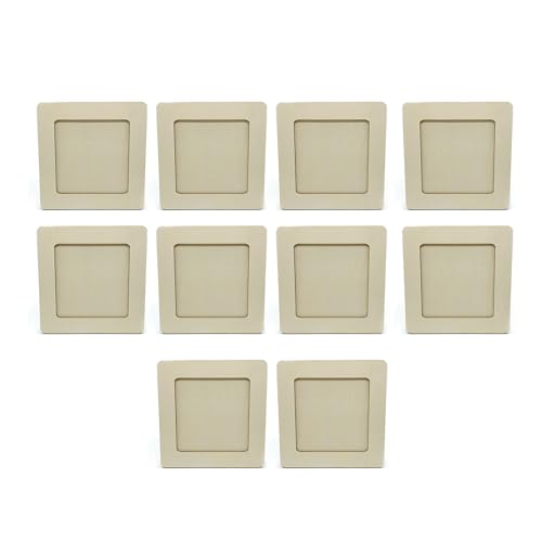 10 x Holz-Bilderrahmen, unlackiert, Massivholz, Fotorahmen für Malerei und dekorative Projekte, massiv von Asukohu