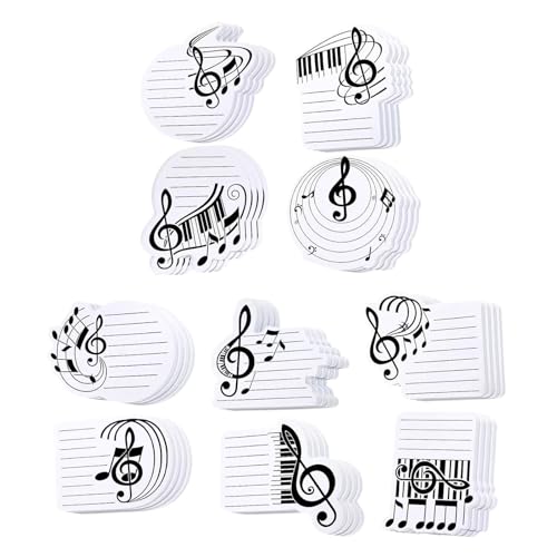 10pcs Selbstklebende Sticknoten Pad Musical Note Stick Notes Stick Pad Entfernbarer Sticksnoten Notizblock Notiz Kissen Set Set Set 10pcs Selbstklebende Sticknoten Pad Musical Note Stick Notes Stick Pad Entfernbarer Sticksnoten Notizblock Notiz Kissen Set Set Set von Asukohu