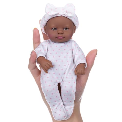 17,8 cm große Vinyl-Puppen mit wechselbarer Kleidung für Säuglinge und Puppen, Sammler, Reborns-Puppen 17,8 cm große Vinyl-Puppen mit wechselbarer Kleidung für Säuglinge und Puppen, Sammler, Reborns-Puppen von Asukohu