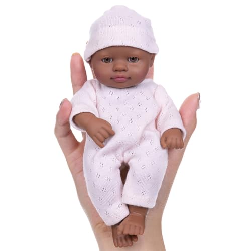 17,8 cm große Vinyl-Puppen mit wechselbarer Kleidung für Säuglinge und Puppen, Sammler, Reborns-Puppen 17,8 cm große Vinyl-Puppen mit wechselbarer Kleidung für Säuglinge und Puppen, Sammler, Reborns-Puppen von Asukohu