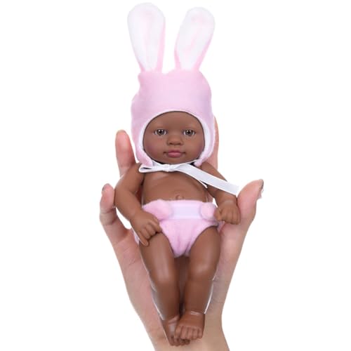 17,8 cm große Vinyl-Puppen mit wechselbarer Kleidung für Säuglinge und Puppen, Sammler, Reborns-Puppen 17,8 cm große Vinyl-Puppen mit wechselbarer Kleidung für Säuglinge und Puppen, Sammler, Reborns-Puppen von Asukohu
