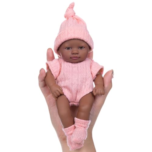 17,8 cm große Vinyl-Puppen mit wechselbarer Kleidung für Säuglinge und Puppen, Sammler, Reborns-Puppen 17,8 cm große Vinyl-Puppen mit wechselbarer Kleidung für Säuglinge und Puppen, Sammler, Reborns-Puppen von Asukohu