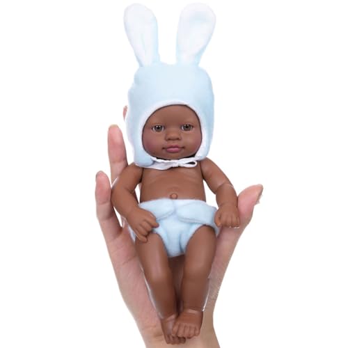 17,8 cm große Vinyl-Puppen mit wechselbarer Kleidung für Säuglinge und Puppen, Sammler, Reborns-Puppen 17,8 cm große Vinyl-Puppen mit wechselbarer Kleidung für Säuglinge und Puppen, Sammler, Reborns-Puppen von Asukohu
