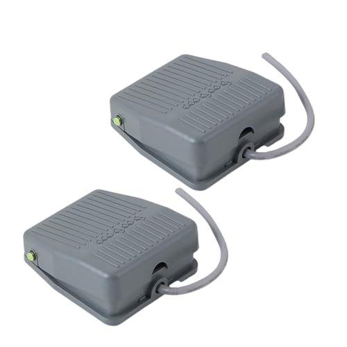 2 PCs TFS-201 Pedalfußschalter 220 V Pedal Reset Foot Mit 16 Cm Leitung Kunststoffsteuerung von Asukohu