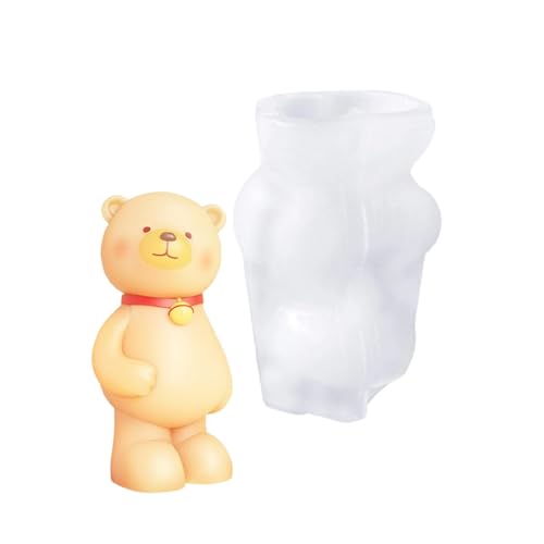 3D Bärenkerze Handwerksform Silikonform Für Einzigartige Handgefertigte Handwerks Epoxidharz Hochzeitsdekoration Making Formen 3D Bärenkerze Handwerksform Silikonform Für Einzigartige Handgefertigte Handwerks Epoxidharz Hochzeitsdekoration Making Formen von Asukohu