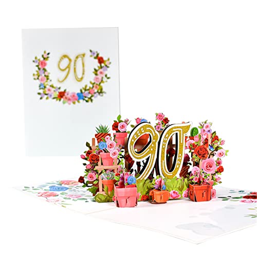 3D-Blumen-Jubiläumskarten-Set mit Umschlag, Segensnachricht, Karte für Büro, Arbeit, Jahrestag, Gedenkkarten 3D-Blumen-Jubiläumskarten-Set mit Umschlag, Segensnachricht, Karte für Büro, Arbeit, Jahrestag, Gedenkkarten von Asukohu