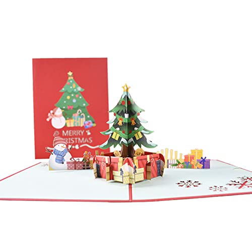 3D-Weihnachtskarten, 3D-Pop-Up-Karten, Weihnachtsgrußkarten, Partyeinladungen, Geschenke, Neujahrsgrußkarten, Kindergeschenke, Weihnachtsgrußkarten für Kinder von Asukohu