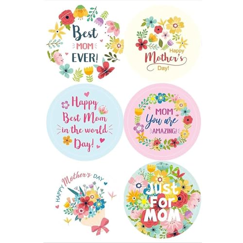 500pcs Happy Mother's Day Dekoratives Aufkleber 1 Zoll 500pcs Happy Mother's Day Dekoratives Aufkleber 1 Zoll von Asukohu