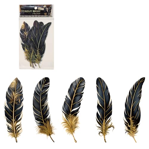 5pcs Vintage Gold Folie Haustier Aufkleber Kleber Dekorativer Aufkleber Für Journals Scrapbooking Alben & Telefonkoffer Scrapbooking Sticker von Asukohu