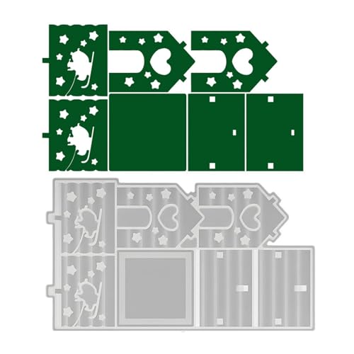 Abnehmbares Weihnachtshaus Silikon Backform Für Harzkunst Und Geschenkherstellung Wiederverwendbar von Asukohu