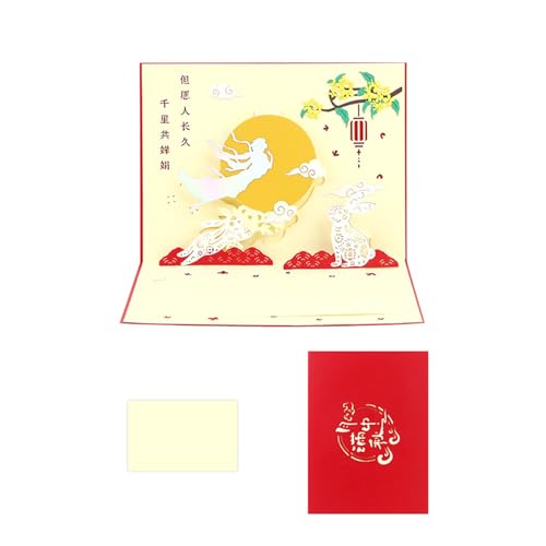 Artistic Moon Themed Greeting Card Festival Popup Greeting Card Celebrating Autumn With Fine Craftsmanship Unique Creative Cards Artistic Moon Themed Greeting Card Festival Popup Greeting Card Celebrating Autumn With Fine Craftsmanship Unique Creative Cards von Asukohu