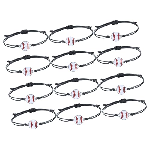 Asukohu 12-teiliges Sport-Partyzubehör-Set mit inspirierenden Armbändern und Fußball-Legierung für Teambelohnung und Geburtstage, Geburtstagsparty-Zubehör von Asukohu