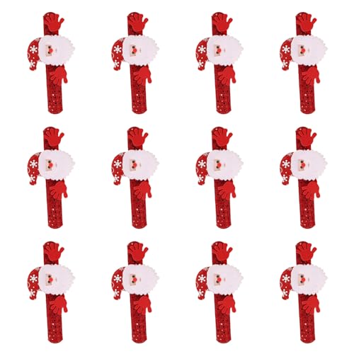Asukohu 12 x Weihnachtsstrumpf für Kinder und Erwachsene, bequeme Weihnachtsstrümpfe, Weihnachtsmann-Handbänder für Veranstaltungen Asukohu 12 x Weihnachtsstrumpf für Kinder und Erwachsene, bequeme Weihnachtsstrümpfe, Weihnachtsmann-Handbänder für Veranstaltungen von Asukohu
