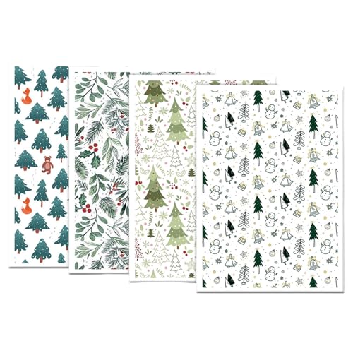 Asukohu 4pcs Weihnachtsübertragungspapier 95x138 Mm Für Tonohrring Halskette Herstellung Wasserlösliches Papier Tontransferblätter Kreativer Wasseraufkleber Asukohu 4pcs Weihnachtsübertragungspapier 95x138 Mm Für Tonohrring Halskette Herstellung Wasserlösliches Papier Tontransferblätter Kreativer Wasseraufkleber von Asukohu