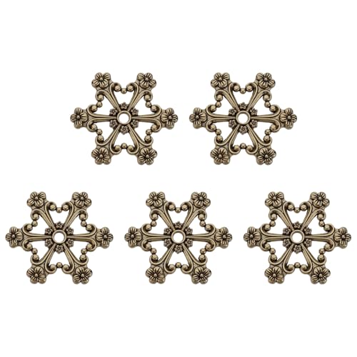 Asukohu 5 x antike Garnspulen, Stickgarn, Metallfadenspule, Stickgarnwickler für Nähgarn von Asukohu