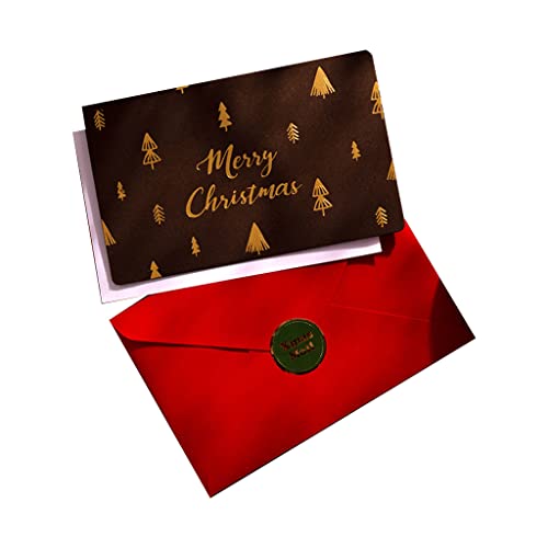 Asukohu 6 Stück Frohe Weihnachten Grußkarten Mit Umschlag Geschäftspostkarten Einladungen Neujahrskarten Weihnachtsgrußkarten Für Kinder von Asukohu