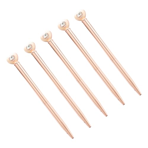 Asukohu 6 x Herz-Kristall-Kugelschreiber, Drehkugelschreiber, glatt zu schreiben Asukohu 6 x Herz-Kristall-Kugelschreiber, Drehkugelschreiber, glatt zu schreiben von Asukohu