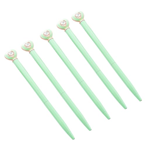 Asukohu 6 x Herz-Kristall-Kugelschreiber, Drehkugelschreiber, glatt zu schreiben Asukohu 6 x Herz-Kristall-Kugelschreiber, Drehkugelschreiber, glatt zu schreiben von Asukohu