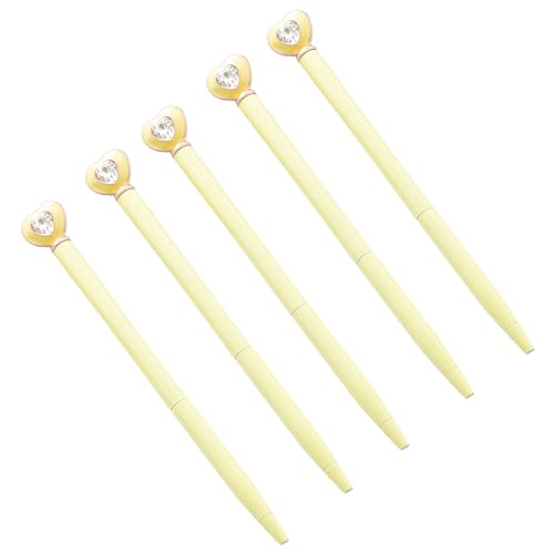 Asukohu 6 x Herz-Kristall-Kugelschreiber, Drehkugelschreiber, glatt zu schreiben Asukohu 6 x Herz-Kristall-Kugelschreiber, Drehkugelschreiber, glatt zu schreiben von Asukohu