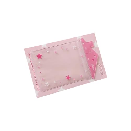 Asukohu Clear PVC Doll Organizer House Shape Card Protectors Ärmel Für Spielzeugkarten Tragbare Gefüllte Tierpraxis Clear House Organizer von Asukohu