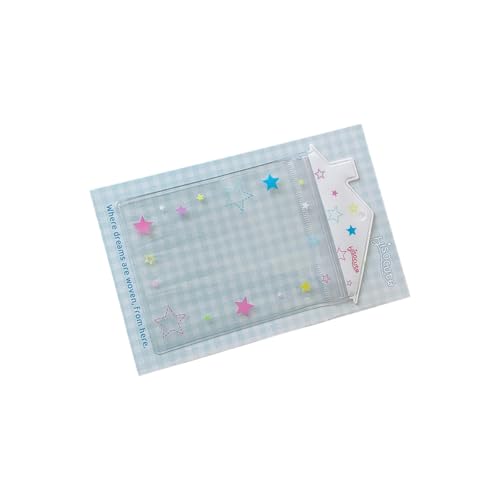 Asukohu Clear PVC Doll Organizer House Shape Card Protectors Ärmel Für Spielzeugkarten Tragbare Gefüllte Tierpraxis Clear House Organizer von Asukohu