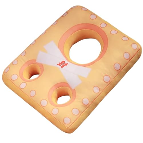 Asukohu Funny Quirkys Kissen, weicher Plüsch, Sofakissen, Kissen mit waschbaren Bezügen, für Heimdekoration, bequemer Plüschstoff Asukohu Funny Quirkys Kissen, weicher Plüsch, Sofakissen, Kissen mit waschbaren Bezügen, für Heimdekoration, bequemer Plüschstoff von Asukohu