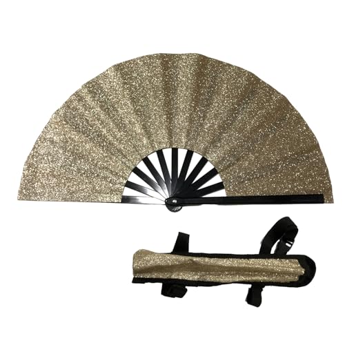 Asukohu Glitzer Handfächer Eleganter Dekorativer Fächer Praktischer Tragetasche Riemen Asukohu Glitzer Handfächer Eleganter Dekorativer Fächer Praktischer Tragetasche Riemen von Asukohu