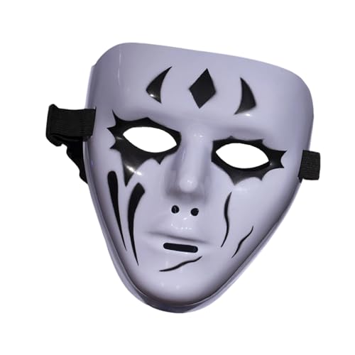 Asukohu Hip Hop Street Dance Gruselige Halloween-Maske Dämonen Step Cosplay Handbemalte Vollgesichtsmaske für Party Handgemaltes Vollgesicht Asukohu Hip Hop Street Dance Gruselige Halloween-Maske Dämonen Step Cosplay Handbemalte Vollgesichtsmaske für Party Handgemaltes Vollgesicht von Asukohu