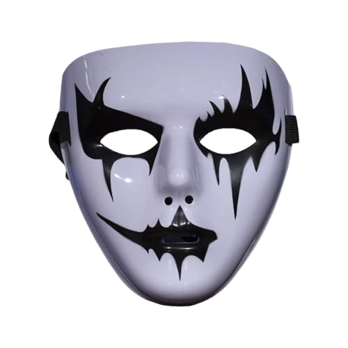 Asukohu Hip Hop Street Dance Gruselige Halloween-Maske Dämonen Step Cosplay Handbemalte Vollgesichtsmaske für Party Handgemaltes Vollgesicht Asukohu Hip Hop Street Dance Gruselige Halloween-Maske Dämonen Step Cosplay Handbemalte Vollgesichtsmaske für Party Handgemaltes Vollgesicht von Asukohu