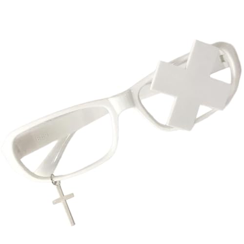 Asukohu Lustige Brillen Subkulturen Kreuze Brillenrahmen Gotik Kreuze Brille Party Brille Anime Cosplay Kostüme Lustige Neuheit Brillen Asukohu Lustige Brillen Subkulturen Kreuze Brillenrahmen Gotik Kreuze Brille Party Brille Anime Cosplay Kostüme Lustige Neuheit Brillen von Asukohu