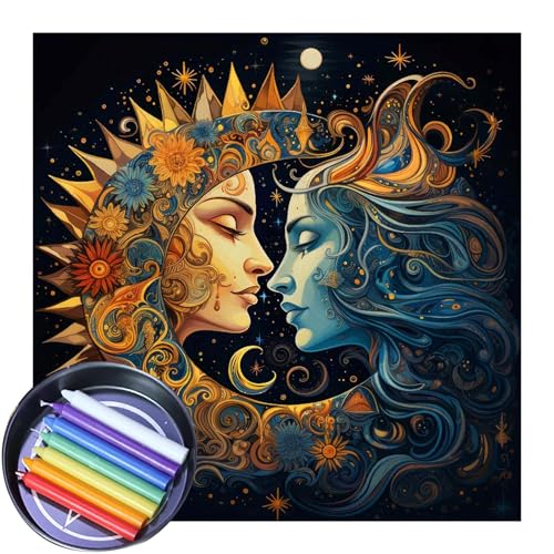 Asukohu Tarot-Tischdecke, Tischdecke für mystische Übungen, Tarot-Tuch, Tischdecke, Tischdecke, Wahrsagungen, spezielles Tuch, Wandteppich von Asukohu