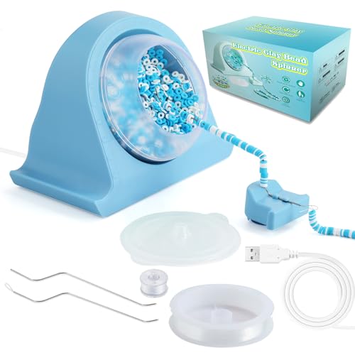 Bead Stringing Bowl Set Einstellbare Geschwindigkeit Perleneinfädelgerät Elektrische Perlen Spinner Werkzeug Automatischer Maker Bead Stringing Bowl Set Einstellbare Geschwindigkeit Perleneinfädelgerät Elektrische Perlen Spinner Werkzeug Automatischer Maker von Asukohu