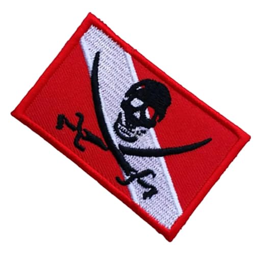 Bestickte Aufnäher zum Aufnähen für Jeans, Hüte, Taschen, Kleidung, Verzierung, Kleidung, Stoffreparatur, Totenkopf-Abzeichen Bestickte Aufnäher zum Aufnähen für Jeans, Hüte, Taschen, Kleidung, Verzierung, Kleidung, Stoffreparatur, Totenkopf-Abzeichen von Asukohu