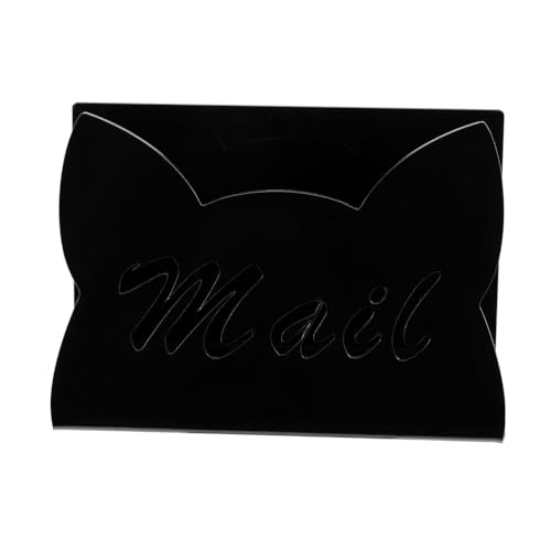 Briefhalter mit Katzenmotiv, Acryl, Briefablage, Organizer für Schreibtisch, Briefumschlag, Organisation, 165 x 115 x 75 mm, Schreibtisch-Organizer in Katzenform von Asukohu