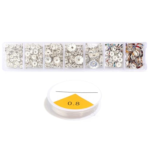Bunte Rondelle-Kristallperlen-Abstandshalter, gemischte Farben, Strasssteine, Rondelle-Perlen für Schmuck-Accessoires Bunte Rondelle-Kristallperlen-Abstandshalter, gemischte Farben, Strasssteine, Rondelle-Perlen für Schmuck-Accessoires von Asukohu