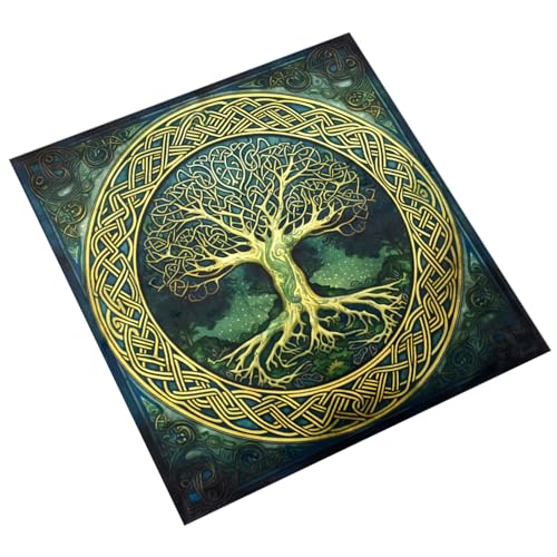 Divinationen Tischdecke Baummuster Astrologie Tarotkarte Tischdecke Altars Stoff Göttlichkeit Brettspielzubehör Divinationen Tischdecke Baummuster Astrologie Tarotkarte Tischdecke Altars Stoff Göttlichkeit Brettspielzubehör von Asukohu