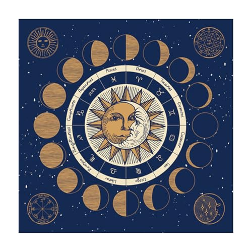Divinations Tischdecke Kartenmatte Tisch Deckt Astrologische Orakel Pad Tarot Tischtuch Altars Stoffbrettspielpolster Divinations Tischdecke Kartenmatte Tisch Deckt Astrologische Orakel Pad Tarot Tischtuch Altars Stoffbrettspielpolster von Asukohu
