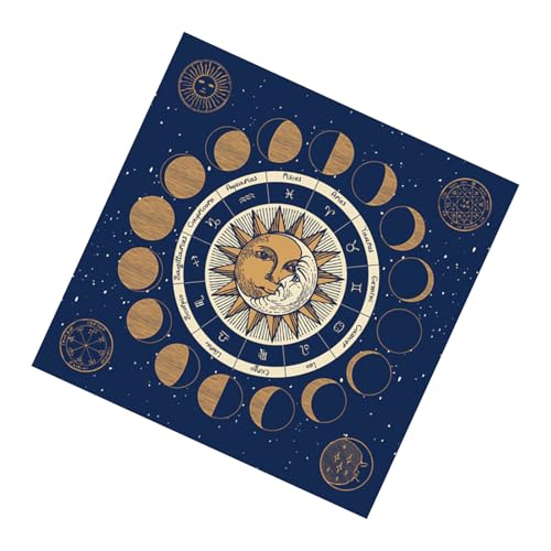 Divinations Tischdecke Kartenmatte Tisch Deckt Astrologische Orakel Pad Tarot Tischtuch Altars Stoffbrettspielpolster Divinations Tischdecke Kartenmatte Tisch Deckt Astrologische Orakel Pad Tarot Tischtuch Altars Stoffbrettspielpolster von Asukohu
