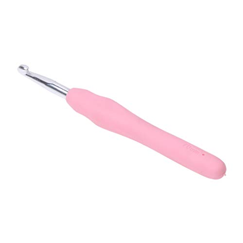 Ergonomische mehrfarbige Häkelnadeln, Garnstricken, 2–8 mm, mit Etui, T-Häkelnadel-Set für Anfänger mit Garn von Asukohu