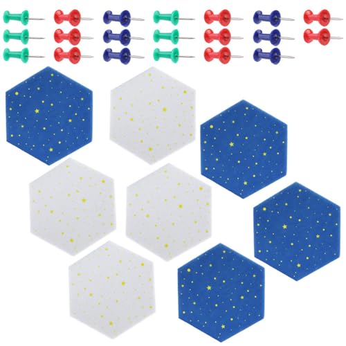 Filz Pinnwand Hexagon Büro Korktafeln mit Pinnwand Filz Pinnwand für Wand Zuhause Klassenzimmer Dekoration Hexagon Kork mit Push Selbstklebendes Bulletin Filz Pinnwand Hexagon Büro Korktafeln mit Pinnwand Filz Pinnwand für Wand Zuhause Klassenzimmer Dekoration Hexagon Kork mit Push Selbstklebendes Bulletin von Asukohu