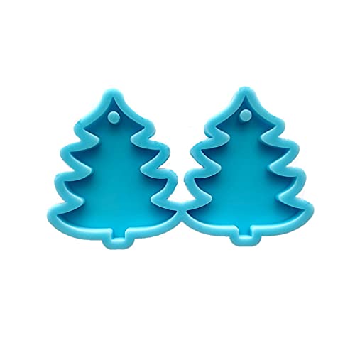 Gießform für Weihnachten, Kiefernbaum, Ohrringe, Basteln, UV-Kristall, Harz, Epoxidharz von Asukohu