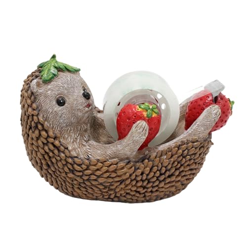 Hedgehogs Bandspender Band Schneidwerkzeug Cartoon Tape Cutter Schreibtisch Zubehör Zum Schneiden Von Klebeband von Asukohu