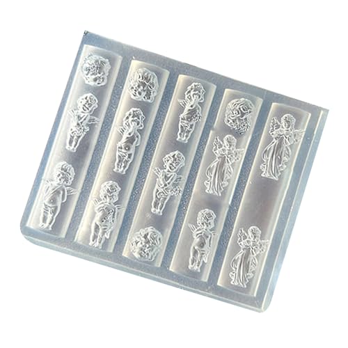 Klare Silikonnägel Charm Form Mit Komplizierten Engelsmustern Für Kreative Nägel Kunstbegeisterte Engel Thematische Nägeldekoration Form Klare Silikonnägel Charm Form Mit Komplizierten Engelsmustern Für Kreative Nägel Kunstbegeisterte Engel Thematische Nägeldekoration Form von Asukohu