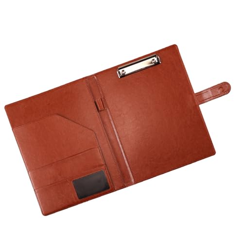 Leder Konferenzmappe Klemmbrett Ordner Verschluss Geschäftsdokumente mit Klemmbrett Kartenhalter Stiftschlitz Dokumentenhalter Leder Konferenzmappe Klemmbrett Ordner Verschluss Geschäftsdokumente mit Klemmbrett Kartenhalter Stiftschlitz Dokumentenhalter von Asukohu